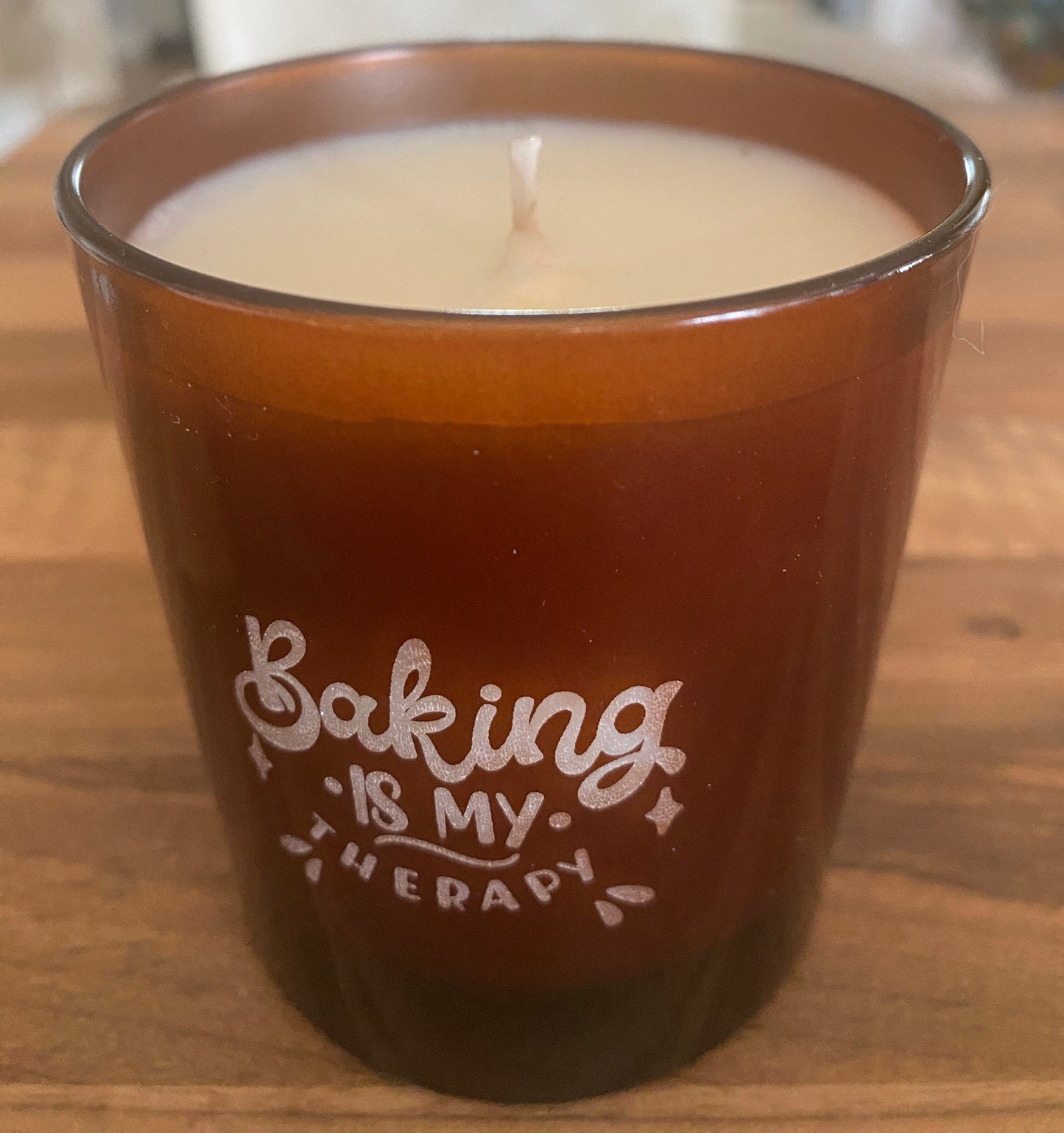 Baking is my Therapy soy wax candle