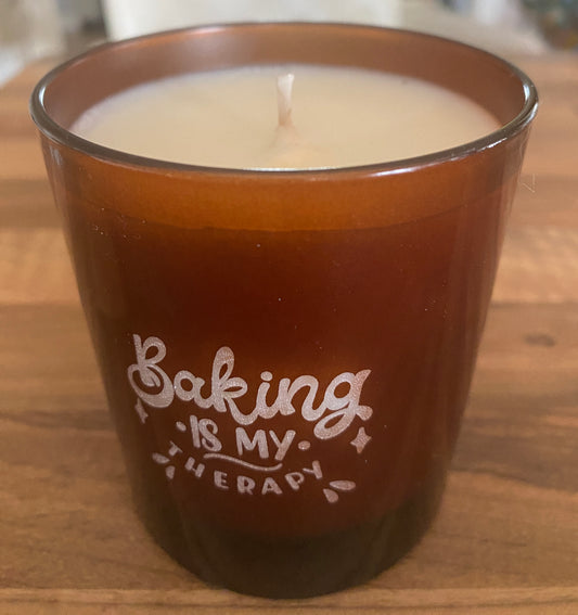 Baking is my Therapy soy wax candle