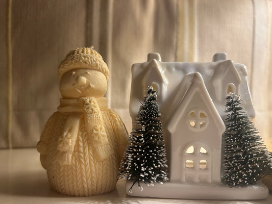 Olaf the snowman soy wax candle