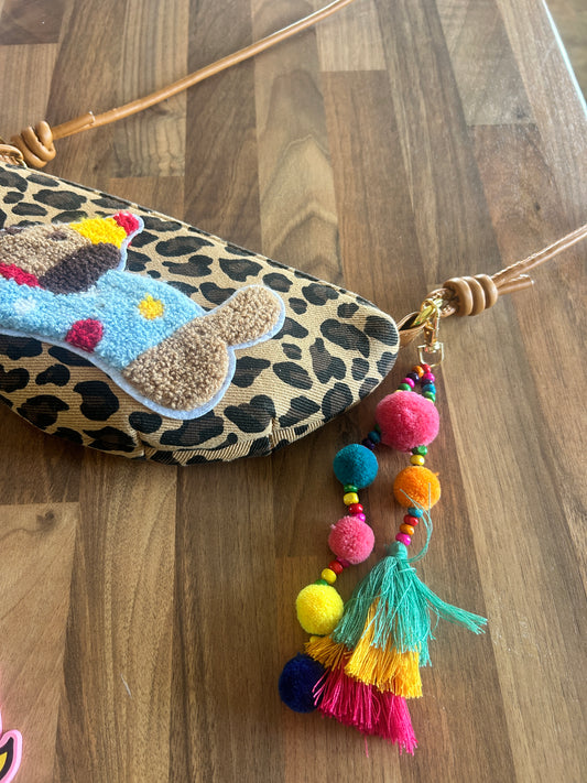 Fiesta Pom Pom keyring