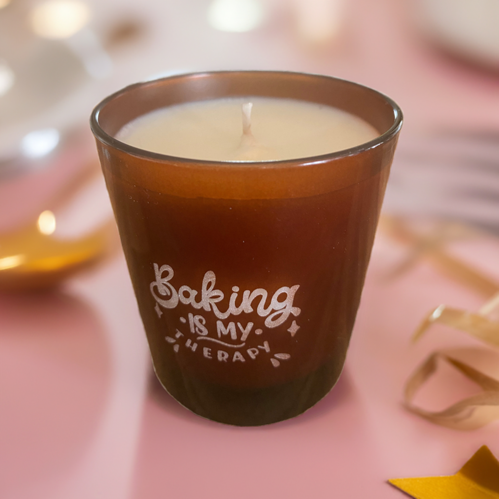 Baking is my Therapy soy wax candle